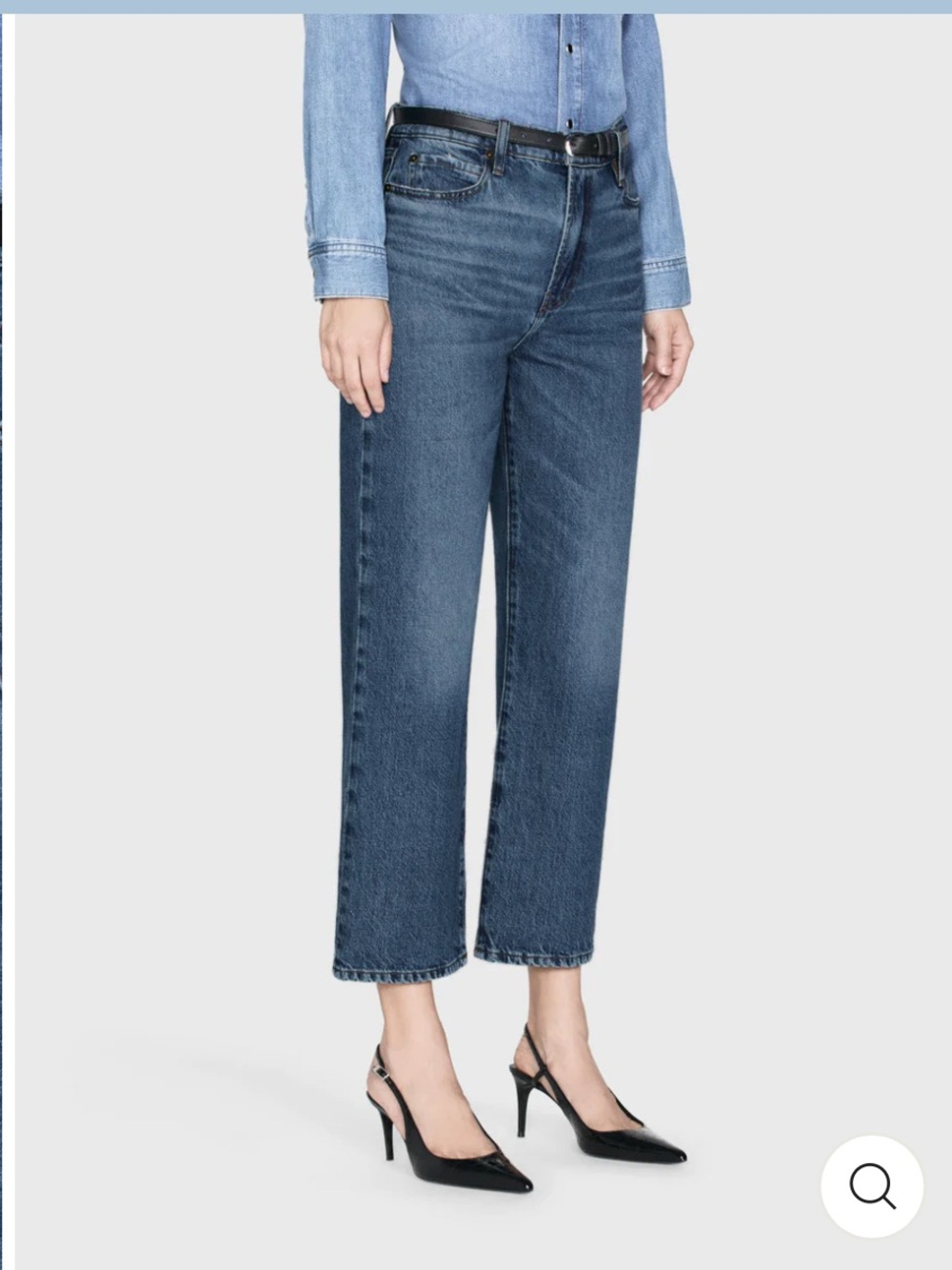 Frame Denim Le Jane Crop Jeans in Caramia 27